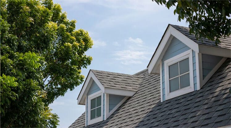 Roofing of residential house